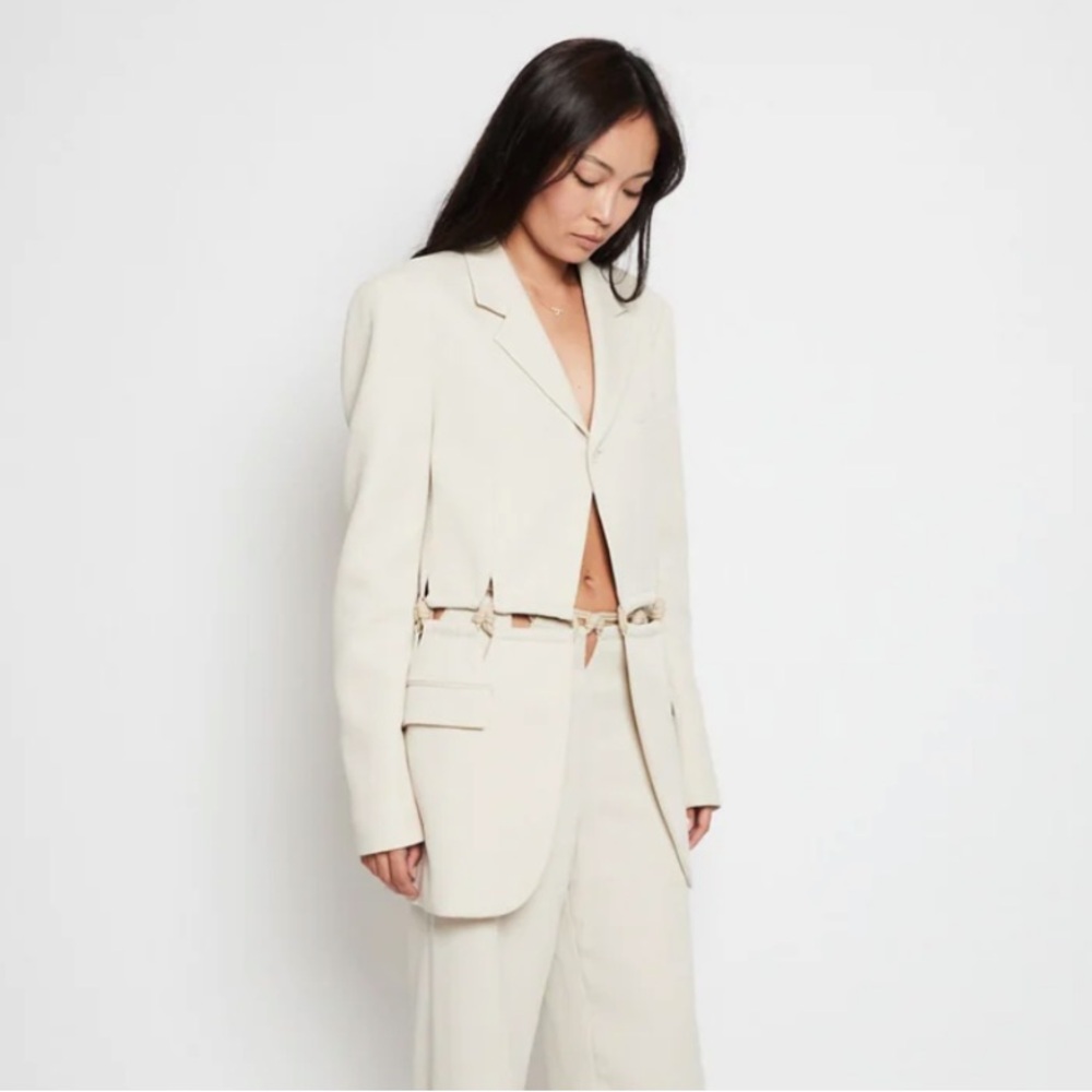 Dion Lee Rope Macrame Blazer
